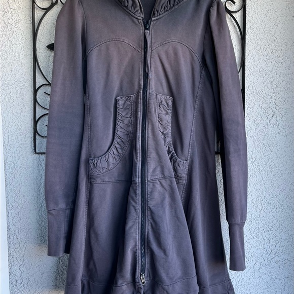 Prairie Underground Clocck Charcoal Hooded Utility Jacket - Picture 3 of 11